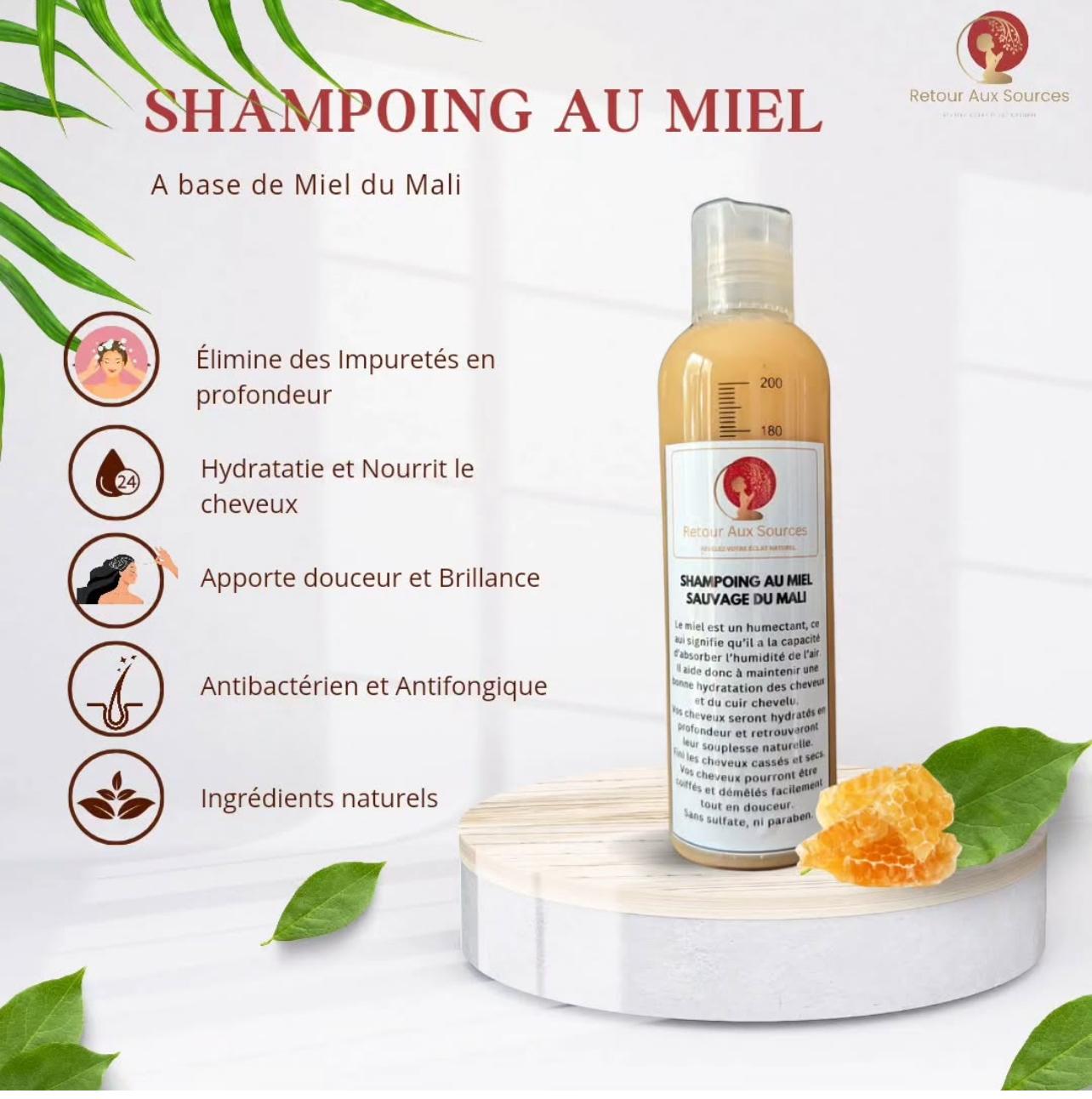 Shampooing Au Miel